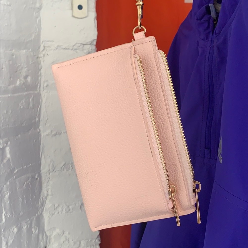 Pale Pink Wrist/Coin Purse